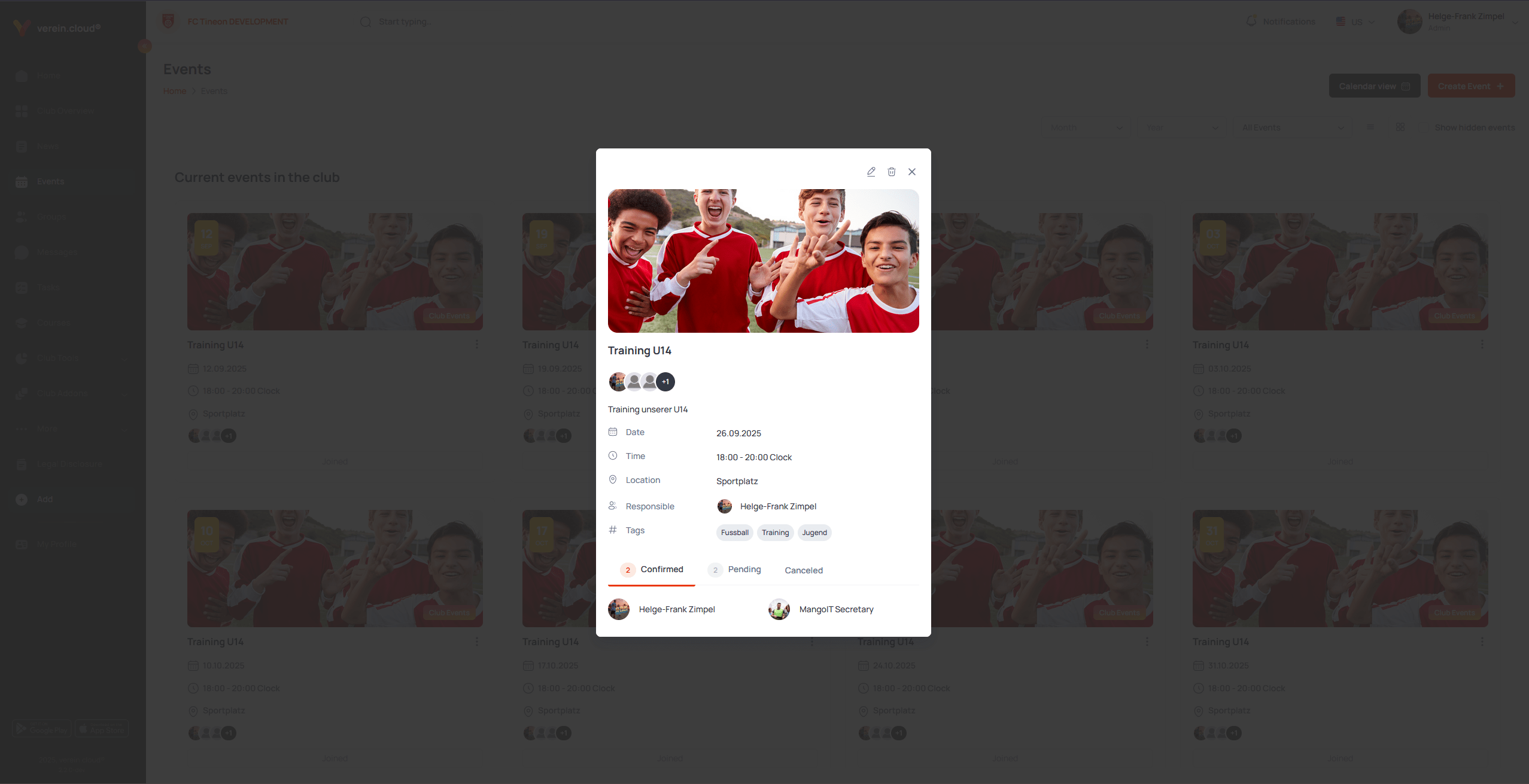 TINEON - VEREIN CLOUD